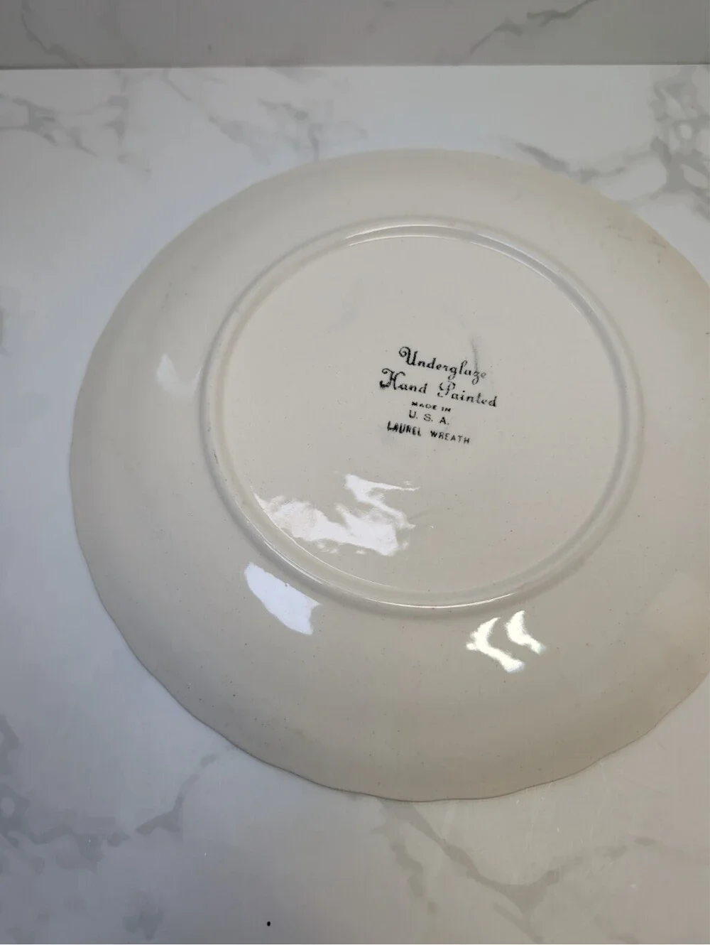 Blue Ridge Laurel Wreath Luncheon Salad Plates Set of 4 8.5
